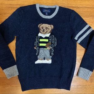 Polo by Ralph Lauren rugby bear sweater size 10-12